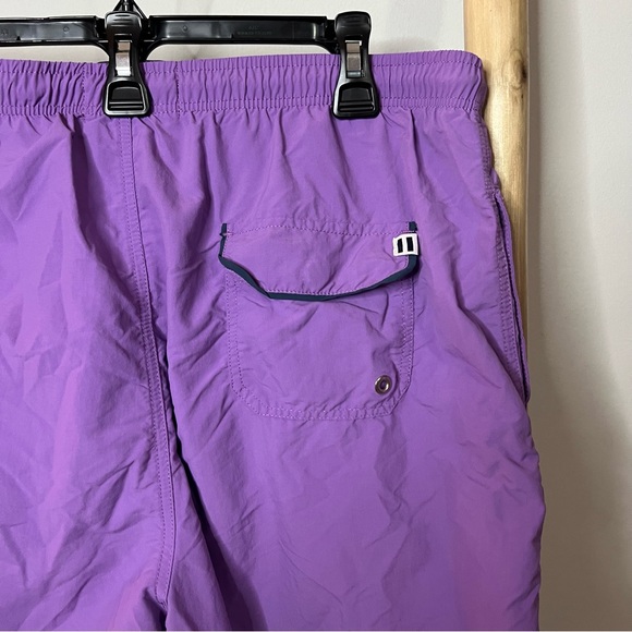 Solid & striped purple swim trunks men’s XXL - Picture 4 of 7